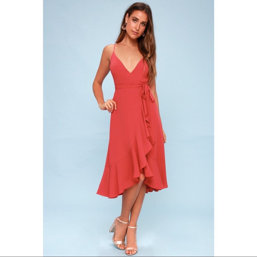 Lulus Manhattan Moment Midi Dress - Picture 1 of 3